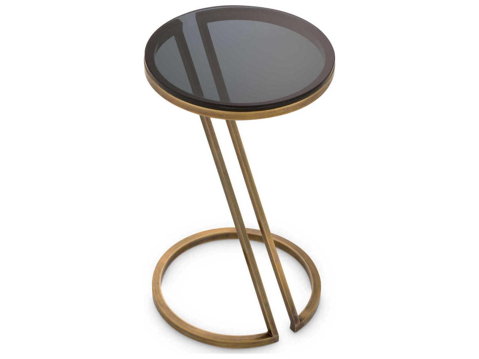 Eichholtz Falcone Vintage Brass Side Table