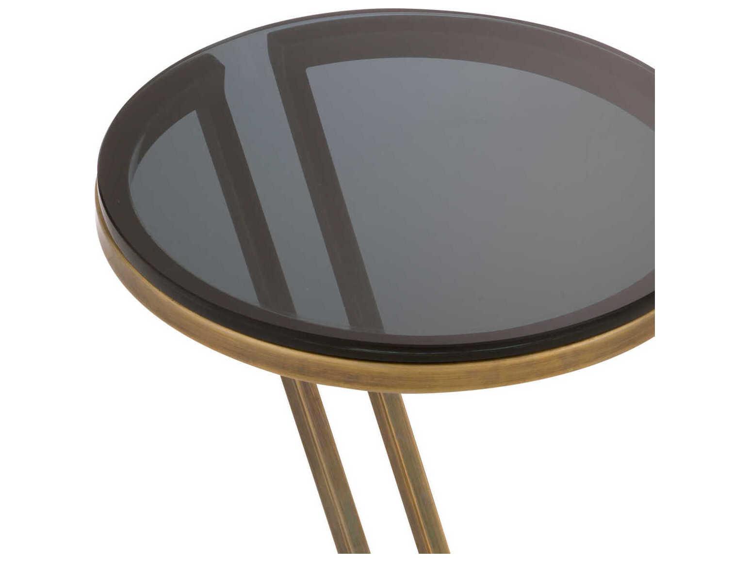 Eichholtz Falcone Vintage Brass Side Table