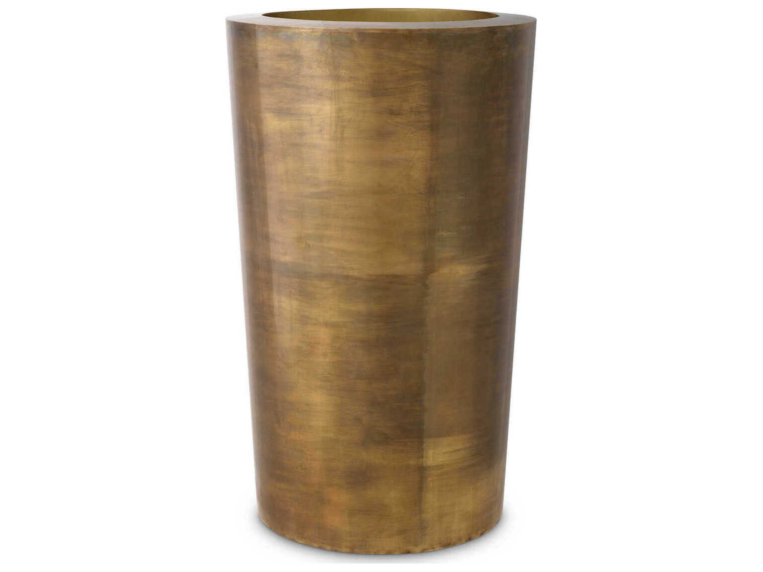 Eichholtz Maddox Vintage Brass Planter