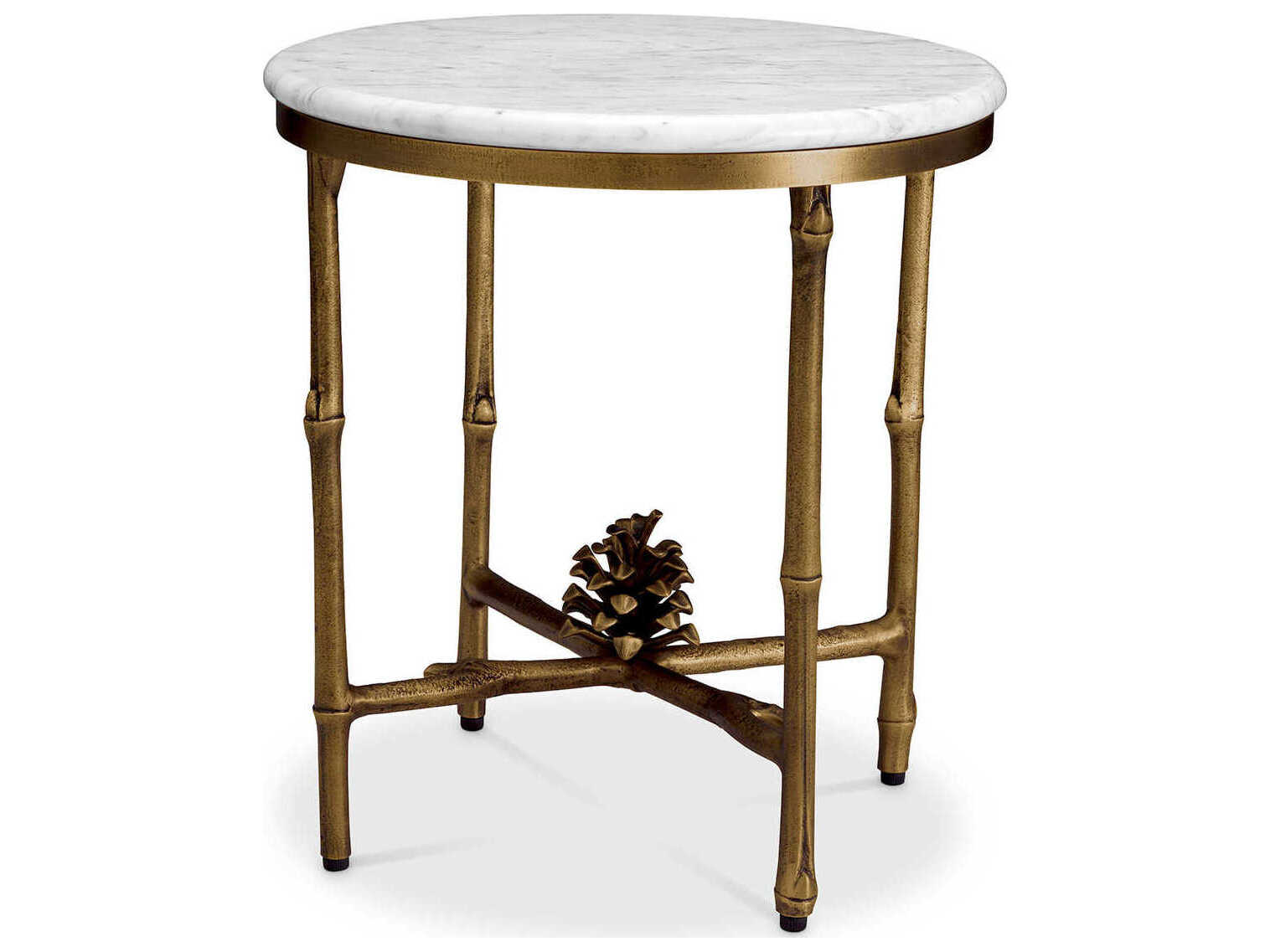 Eichholtz Pigna Vintage Brass Side Table