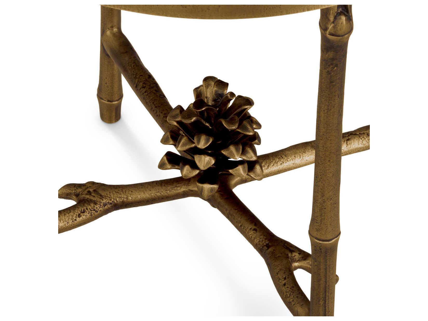 Eichholtz Pigna Vintage Brass Side Table