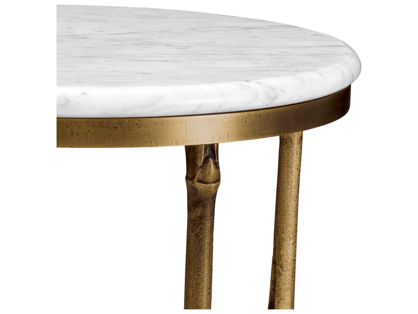 Eichholtz Pigna Vintage Brass Side Table