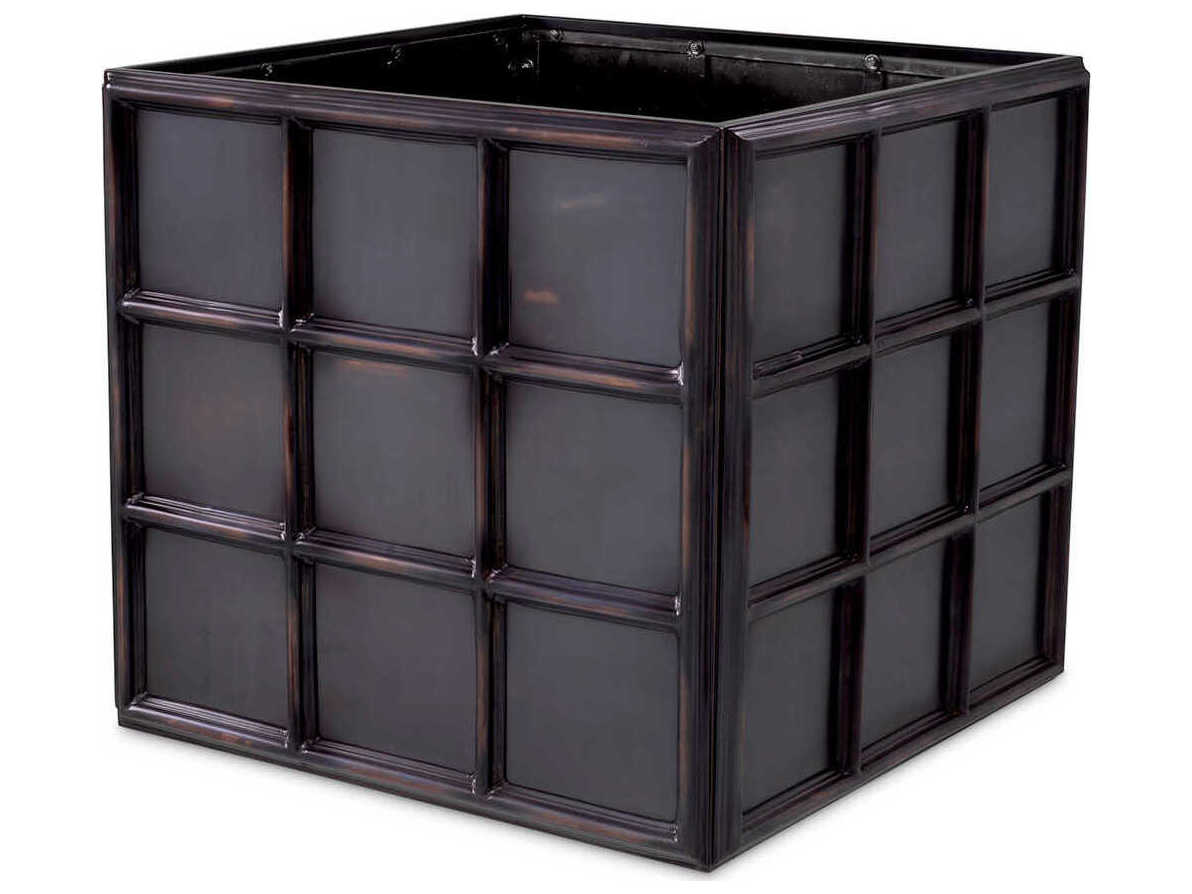 Eichholtz Grid Antique Bronze Planter