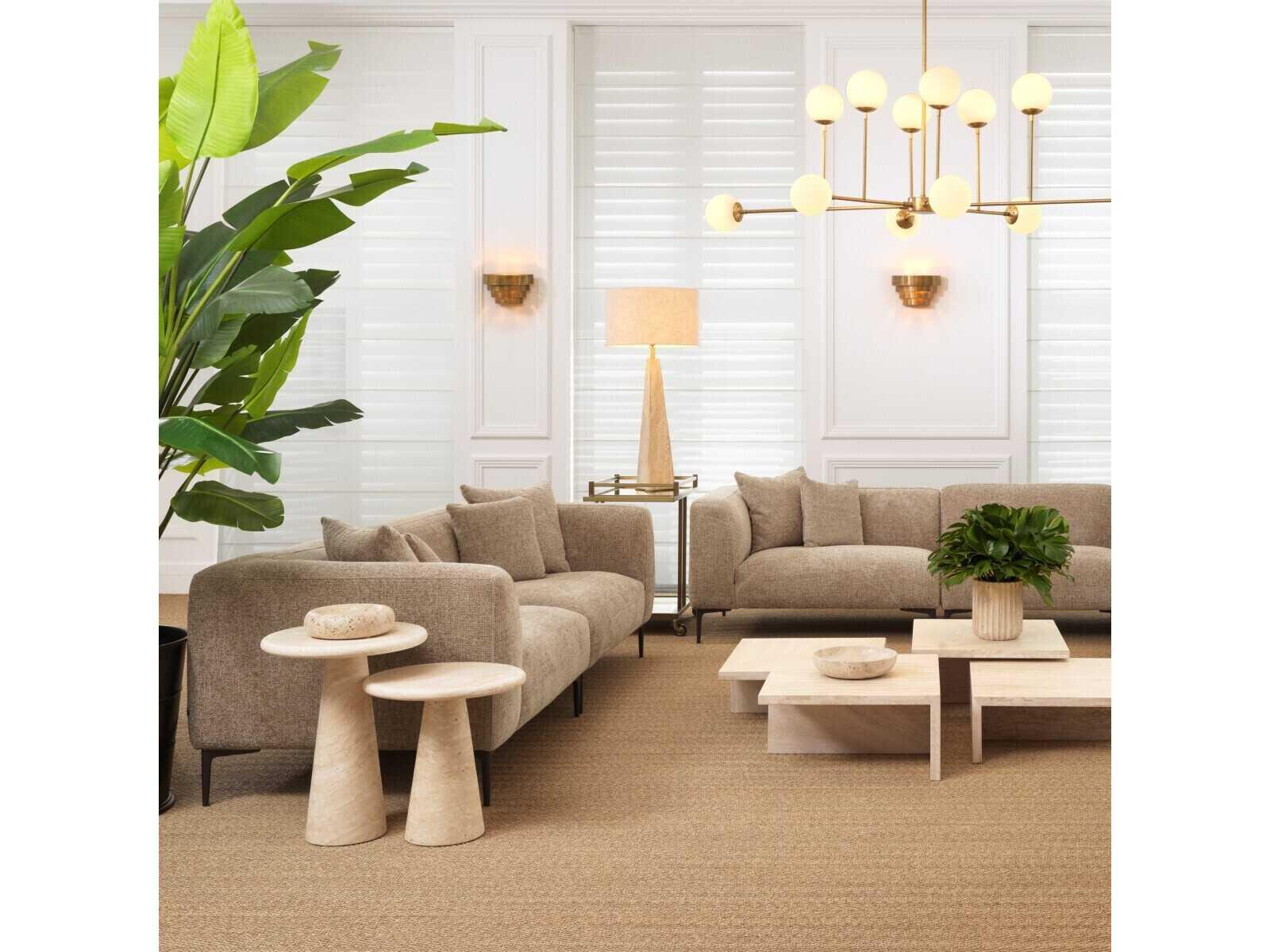 Eichholtz Benson Travertine Incl Shade Table Lamp