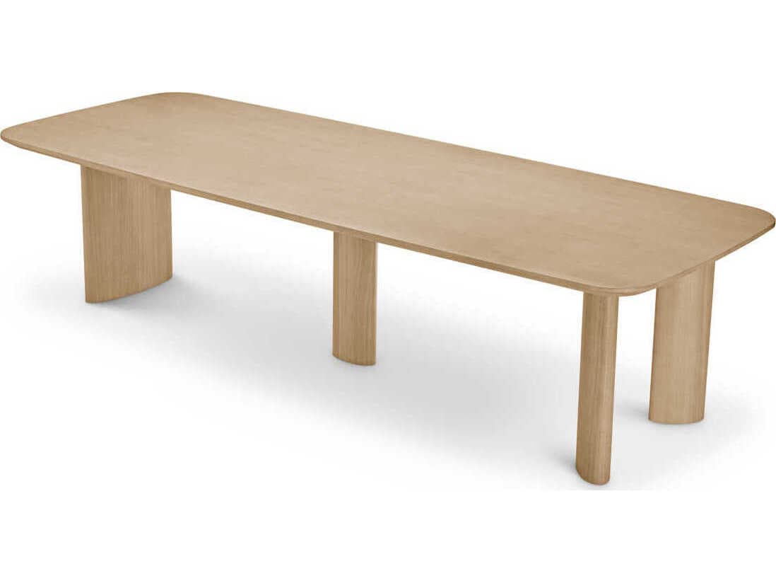 Eichholtz Harmonie L Natural Oak Veneer Dining Table
