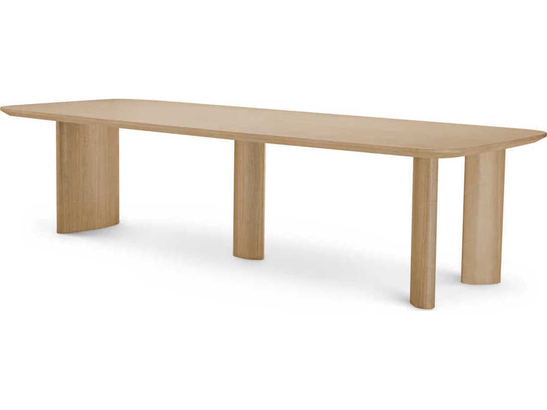 Eichholtz Harmonie L Natural Oak Veneer Dining Table