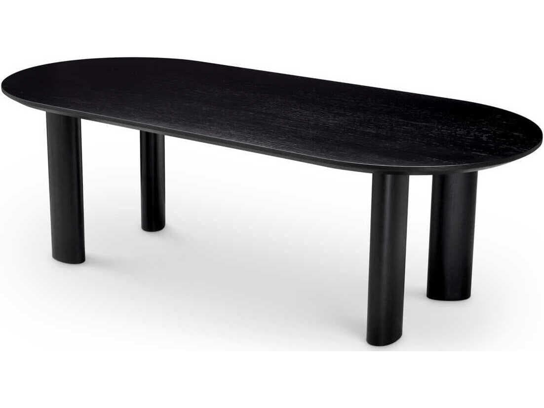 Eichholtz Mogador S Black Veneer Dining Table