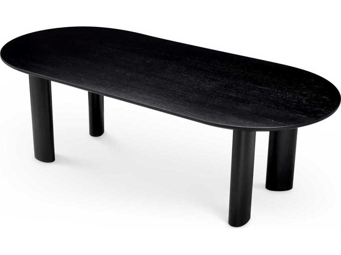 Eichholtz Mogador S Black Veneer Dining Table