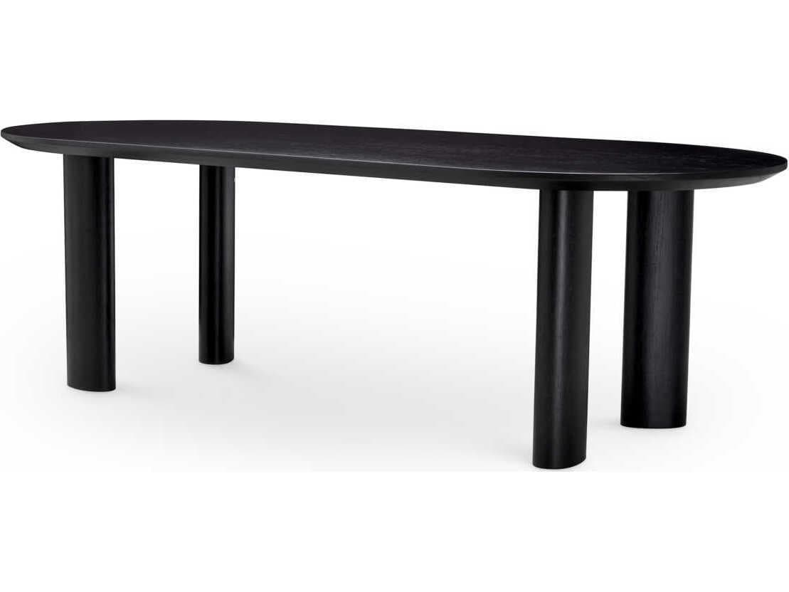 Eichholtz Mogador S Black Veneer Dining Table