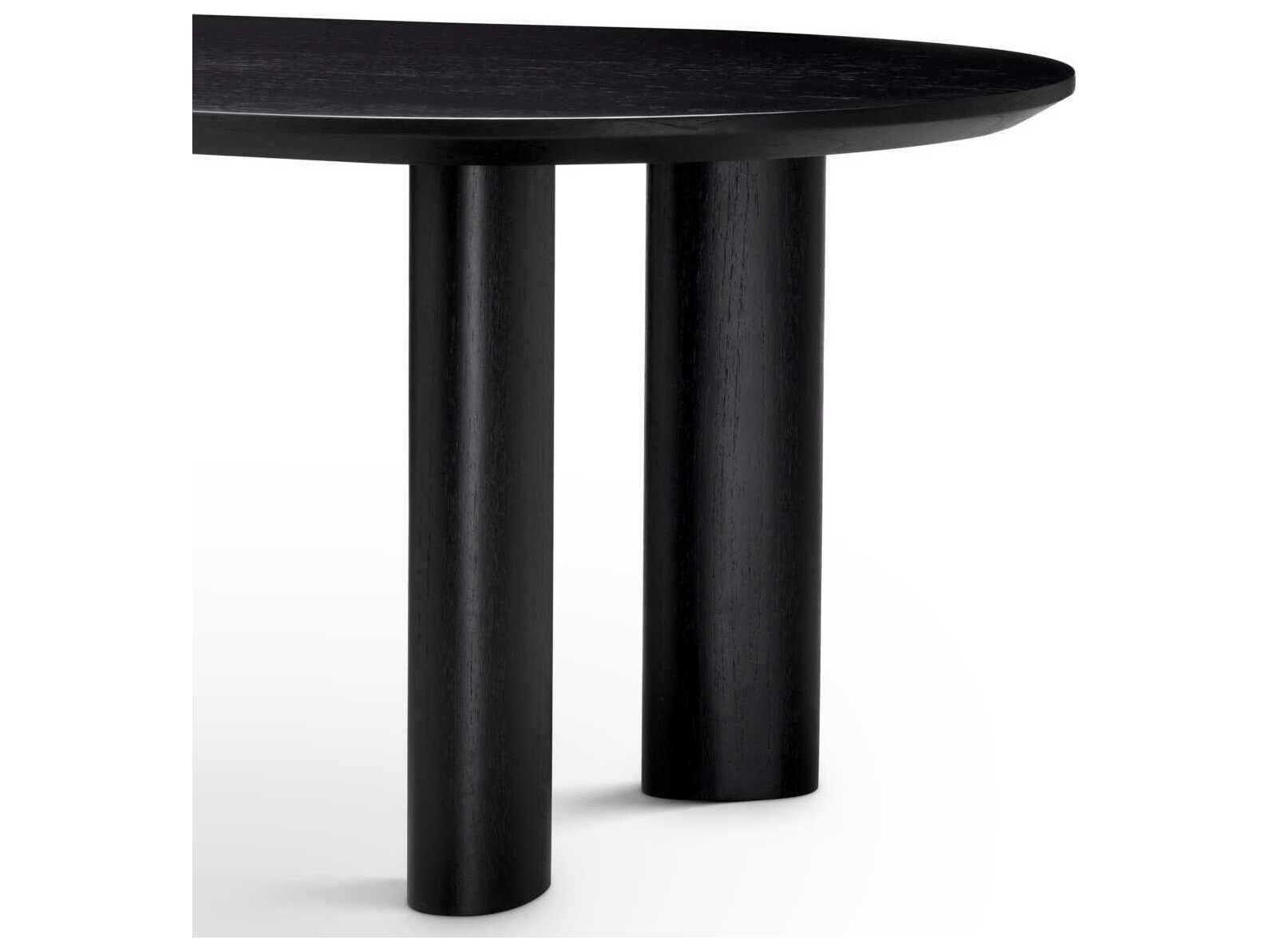 Eichholtz Mogador S Black Veneer Dining Table