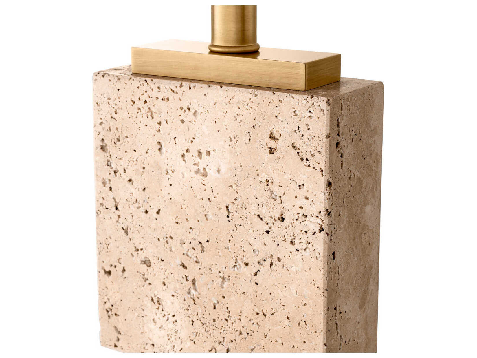 Eichholtz Newton Travertine Incl Shade Floor Lamp