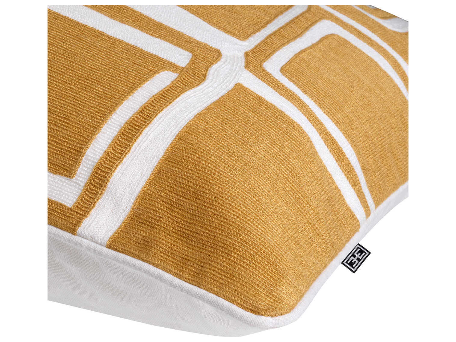 Eichholtz Ribeira Gold White Cushion