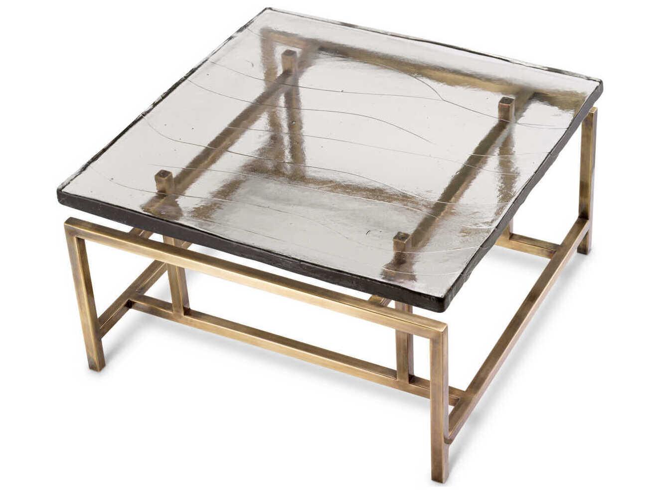 Eichholtz Schlumberg Vintage Brass Coffee Table