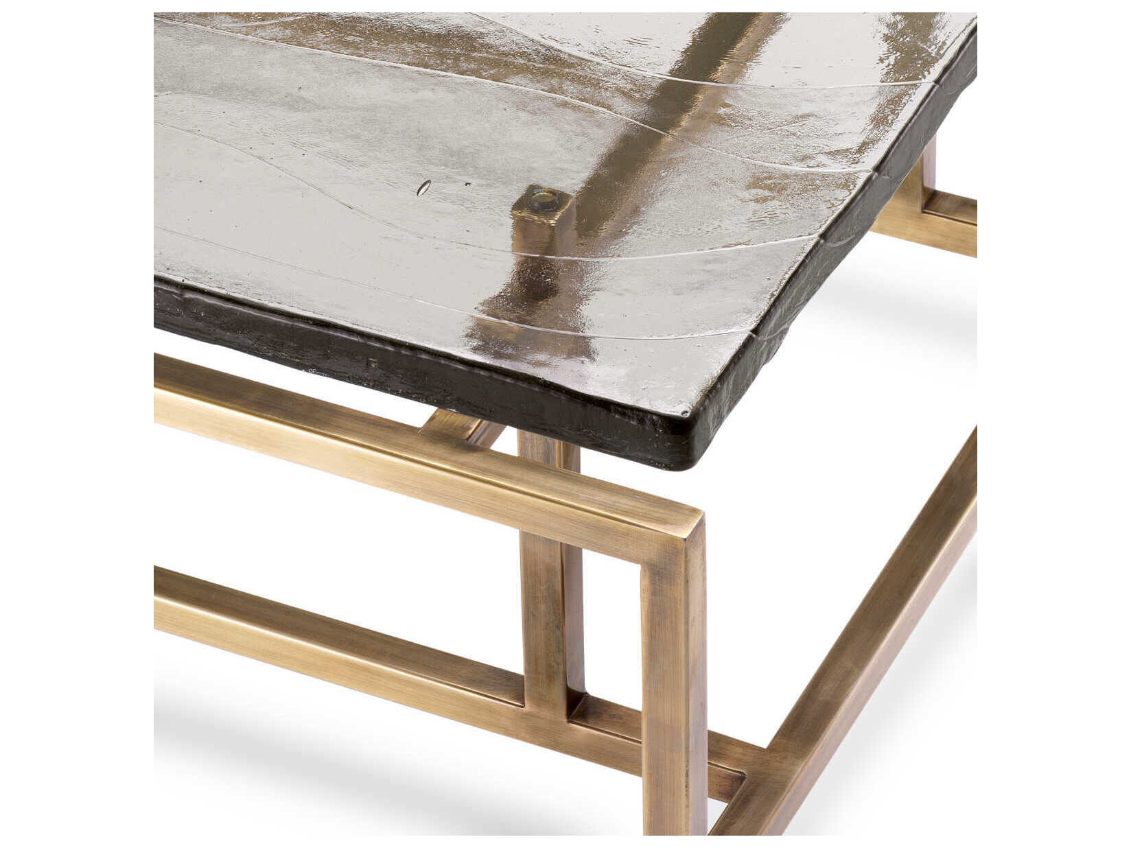 Eichholtz Schlumberg Vintage Brass Coffee Table