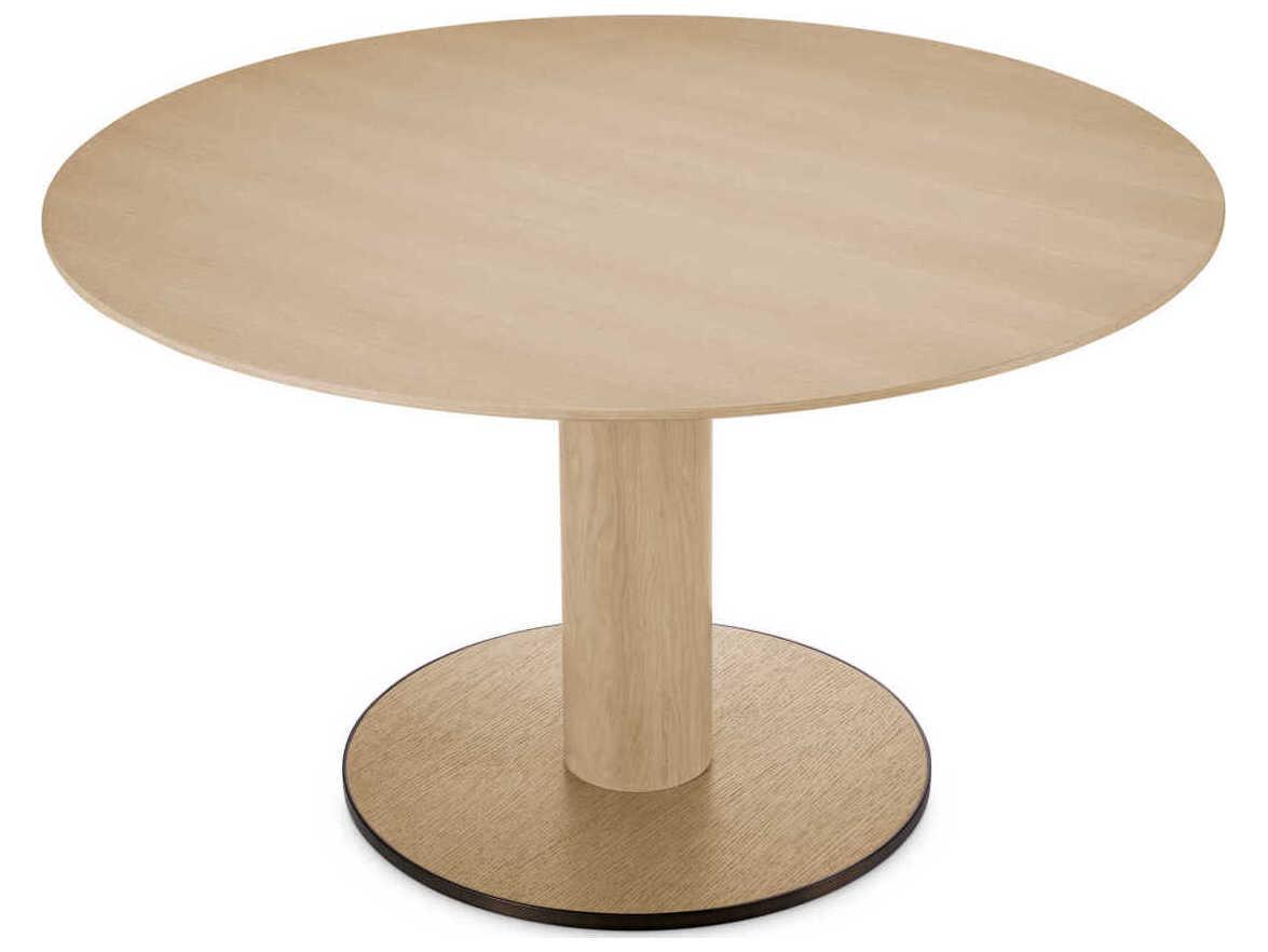 Eichholtz Astro Natural Oak Veneer Bronze Dining Table