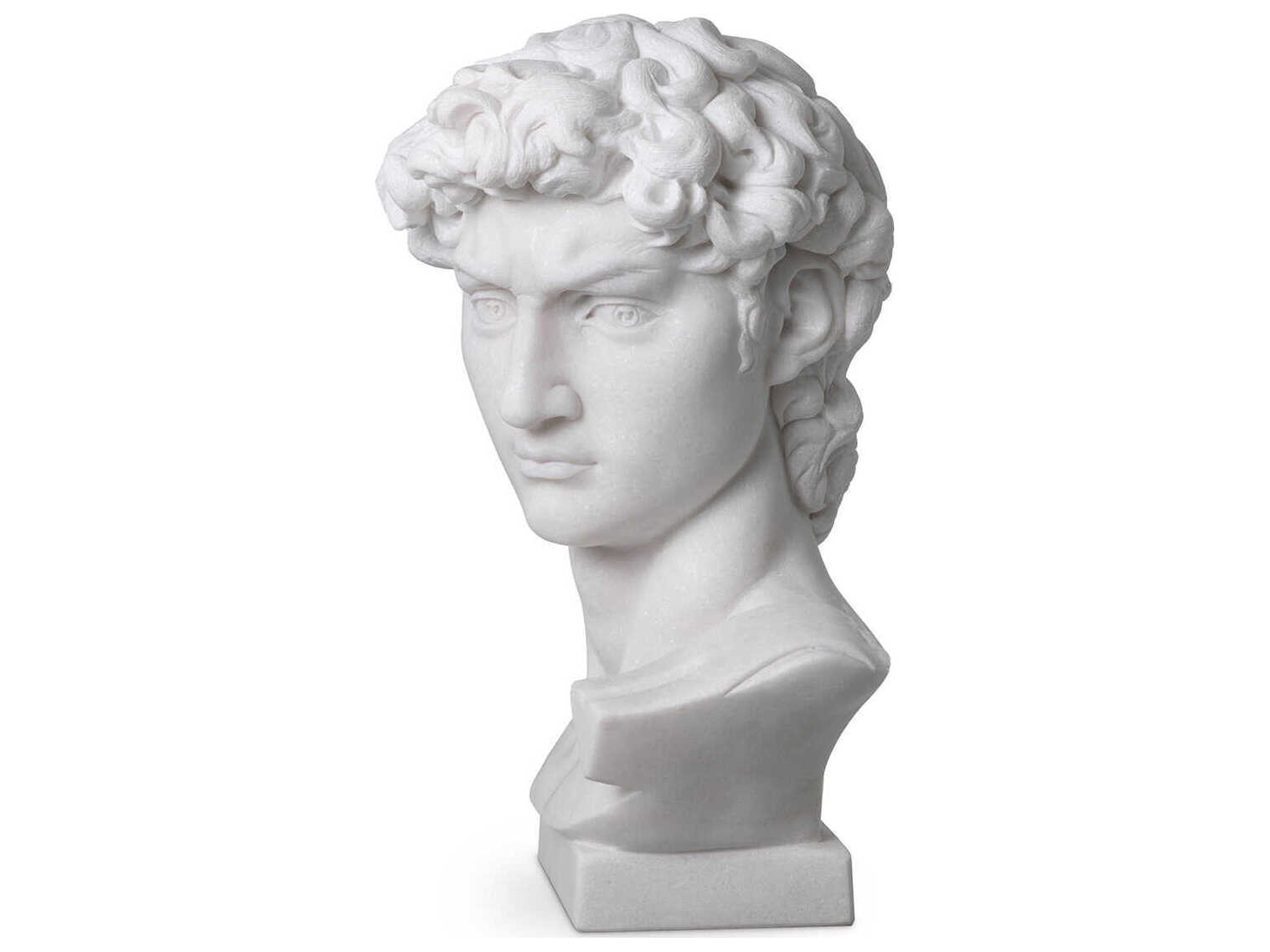 Eichholtz White Marble Head David