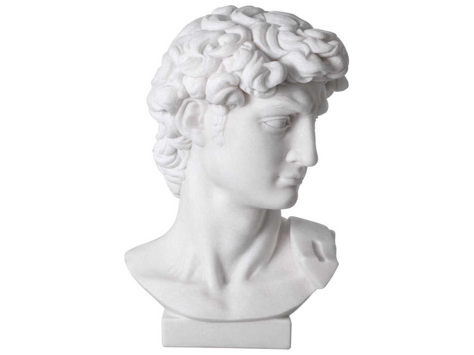 Eichholtz White Marble Head David