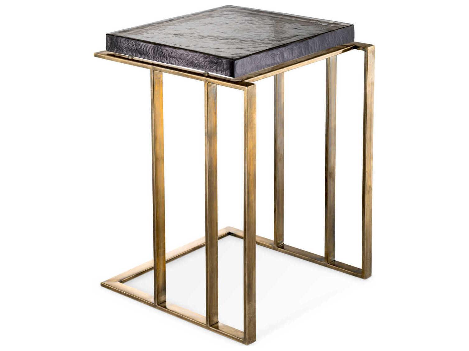 Eichholtz Crescent Vintage Brass Side Table