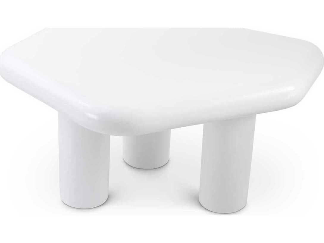 Eichholtz Matiz White High Gloss Side Table