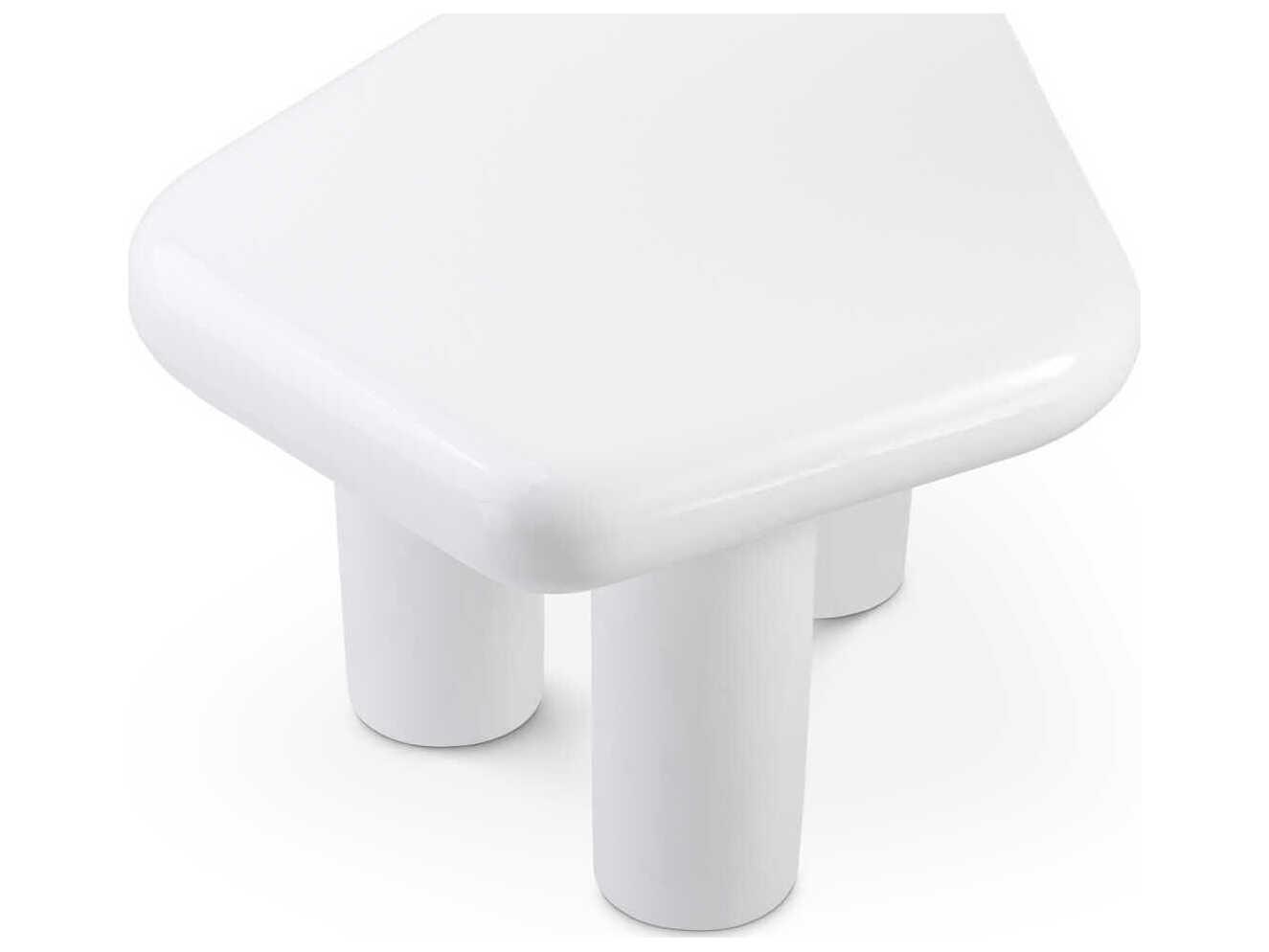 Eichholtz Matiz White High Gloss Side Table