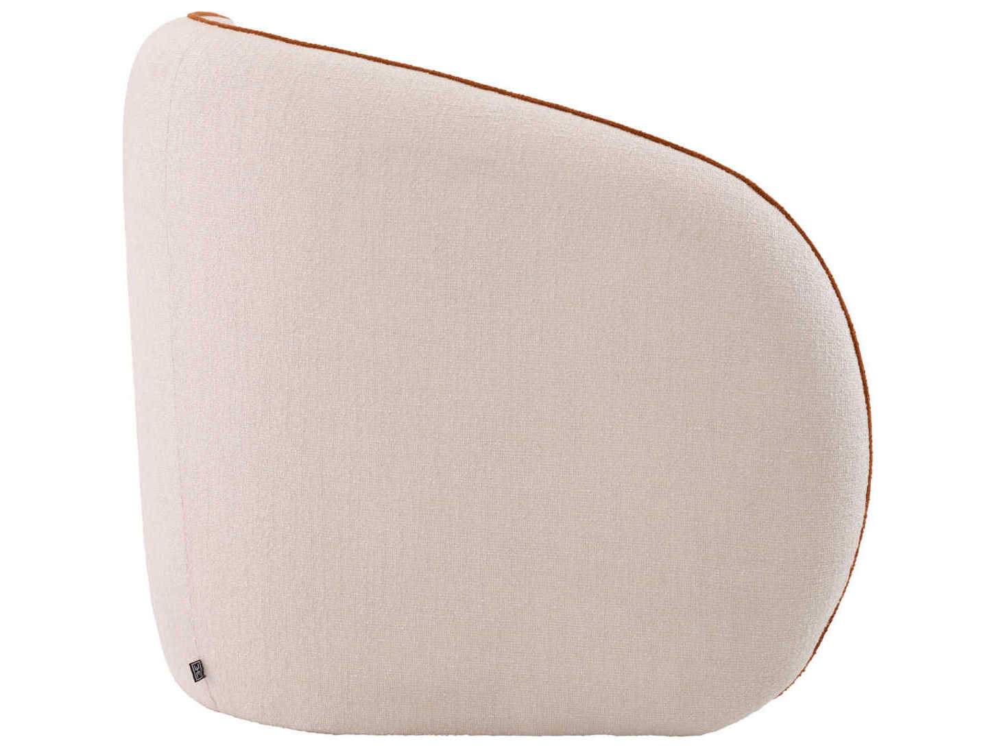 Eichholtz San Marino Left Sarra Off-White Tressa Orange Chair