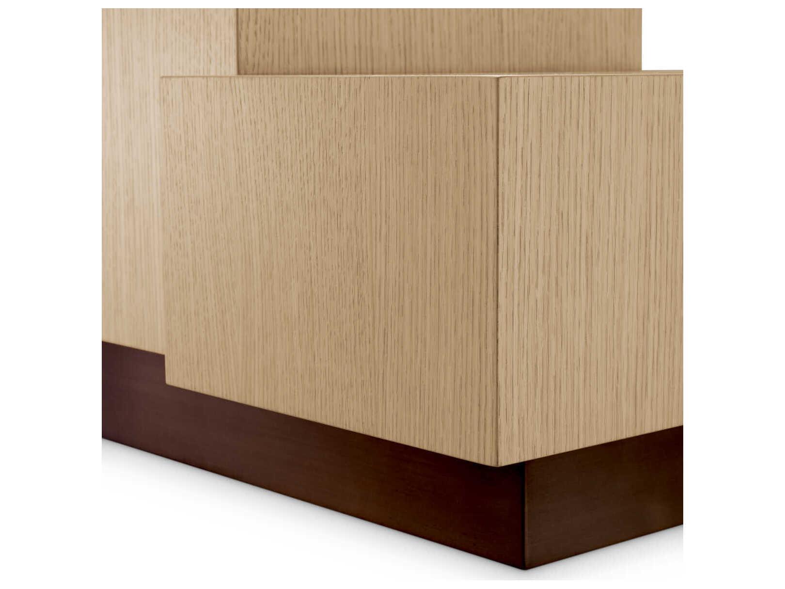 Eichholtz Nerone Natural Oak Veneer Side Table