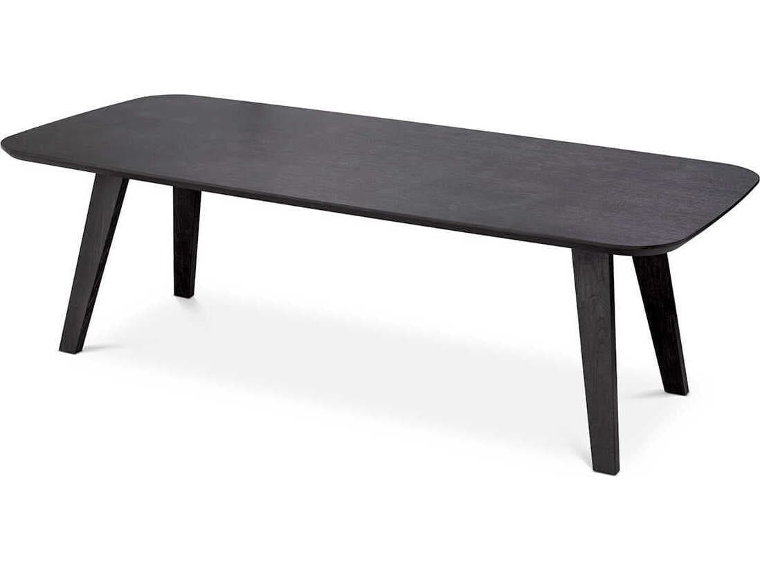 Eichholtz Glover Charcoal Grey Oak Veneer Dining Table