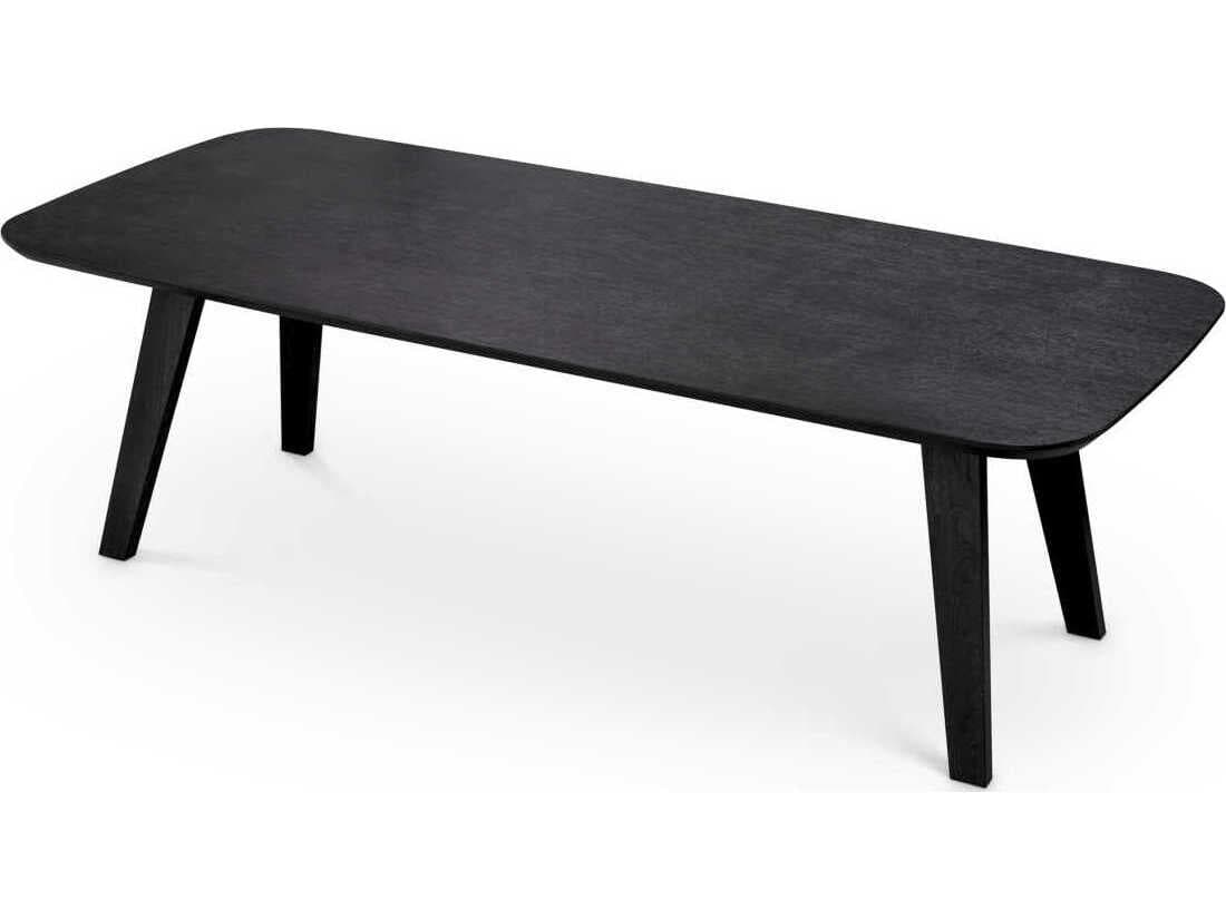 Eichholtz Glover Charcoal Grey Oak Veneer Dining Table
