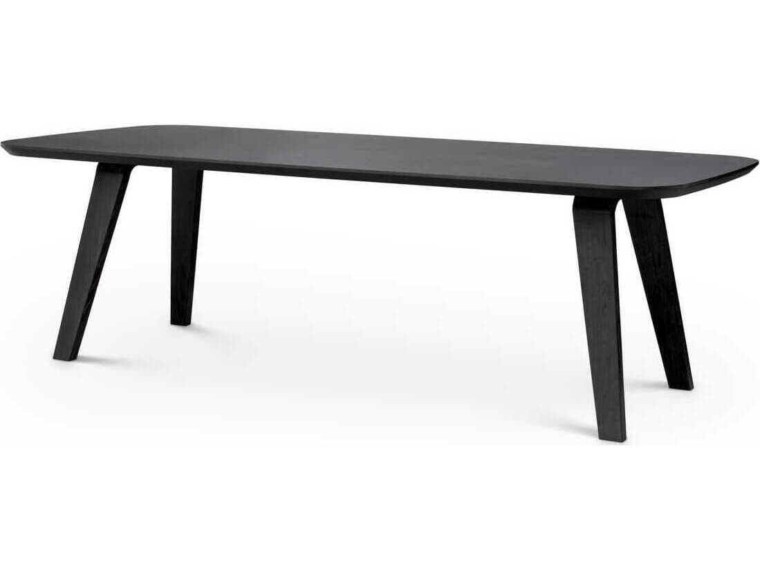 Eichholtz Glover Charcoal Grey Oak Veneer Dining Table