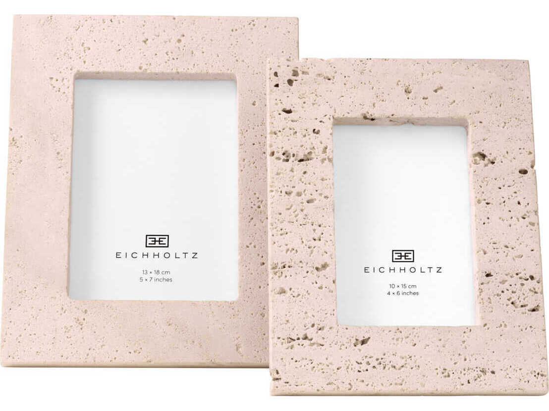 Eichholtz Casale S Frame Travertine Set of 4 Picture
