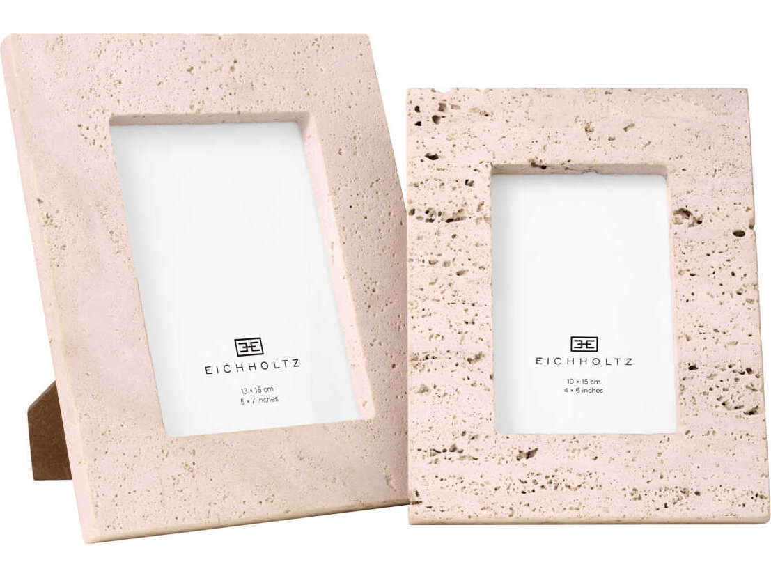 Eichholtz Casale L Frame Travertine Set of 4 Picture