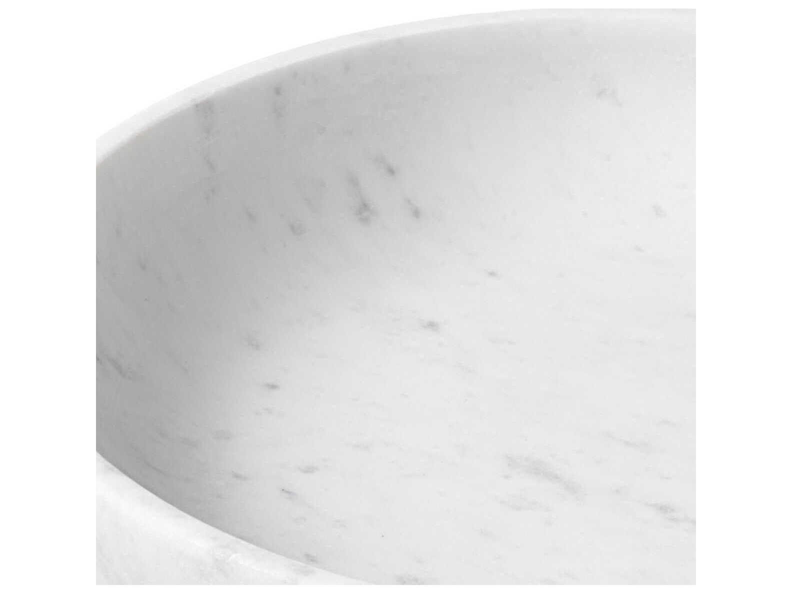 Eichholtz Revolt White Marble Bowl