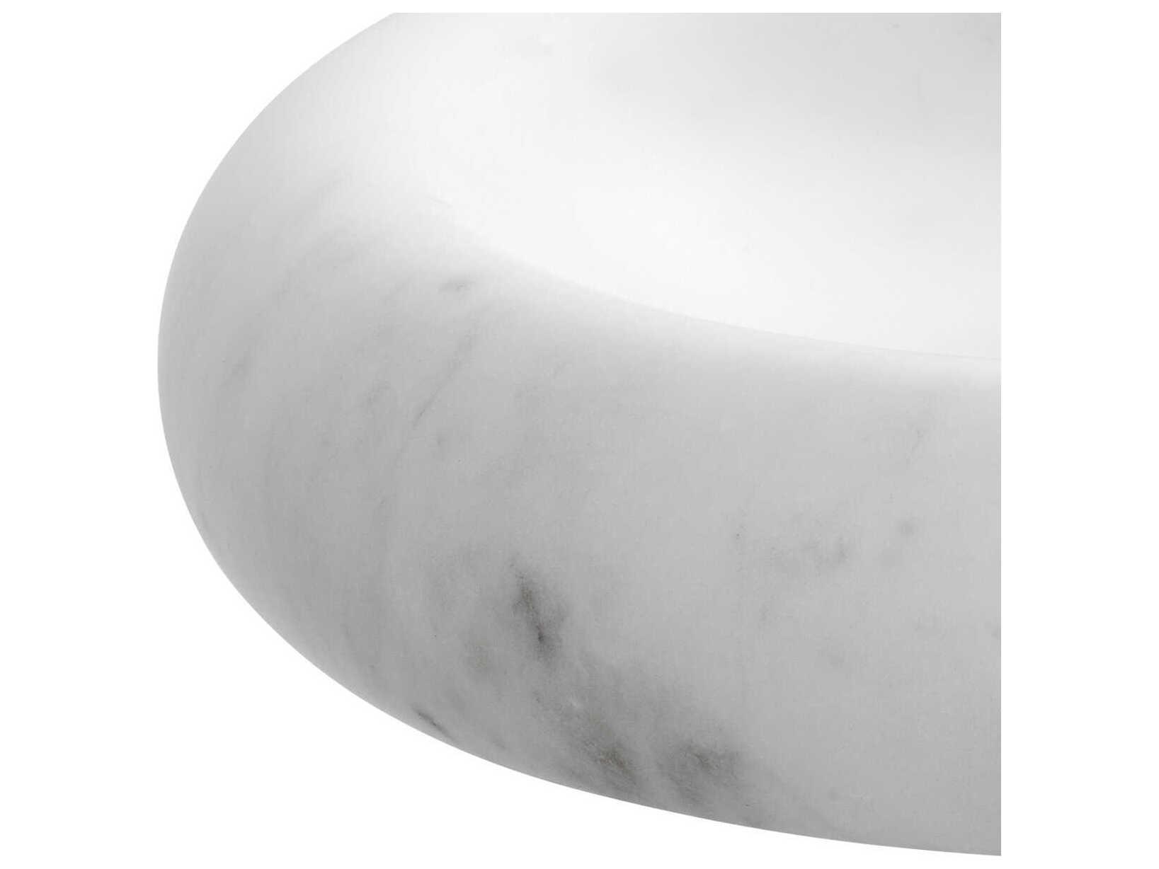 Eichholtz Lizz White Marble Bowl