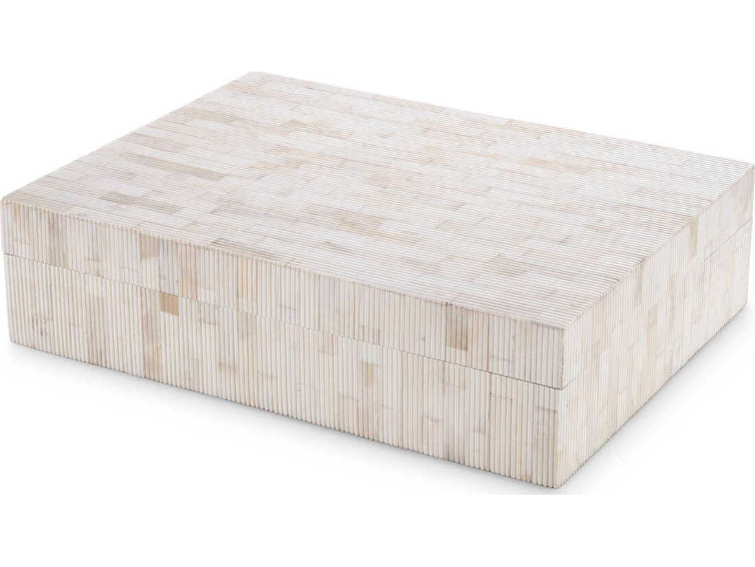 Eichholtz Scoop L Natural Bone Box