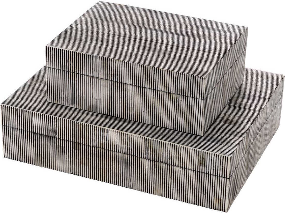 Eichholtz Lucille S Grey Bone Box