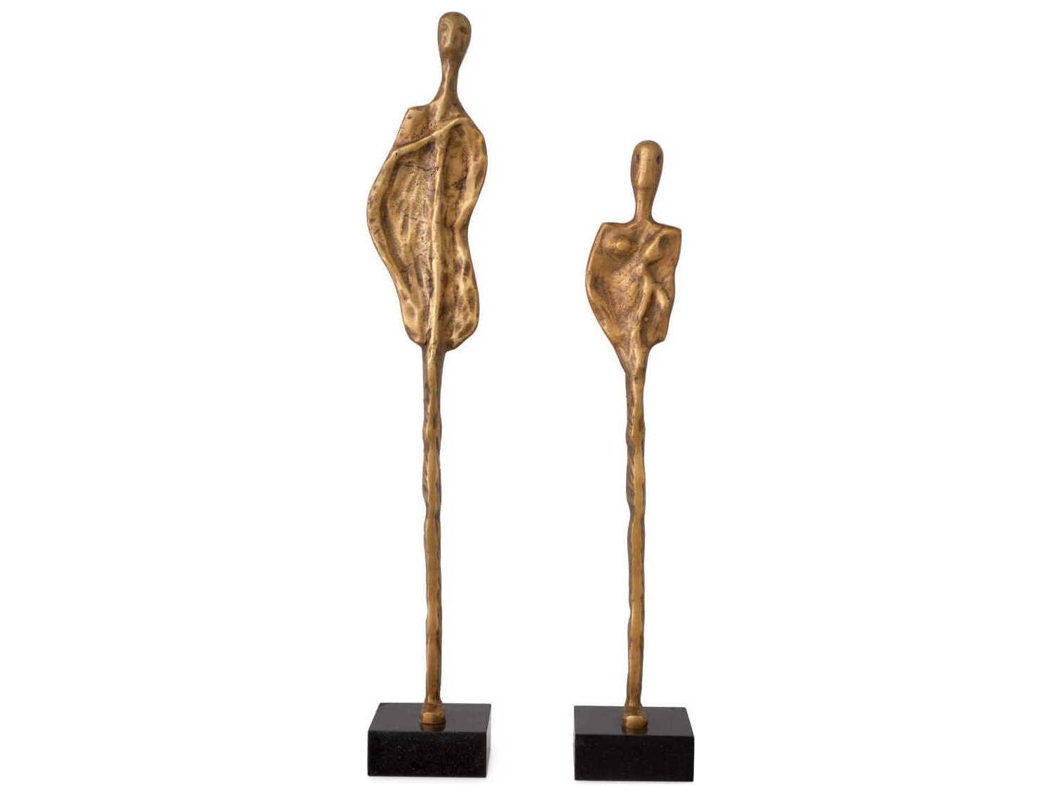 Eichholtz Vintage Brass Set of 2 Object Dual