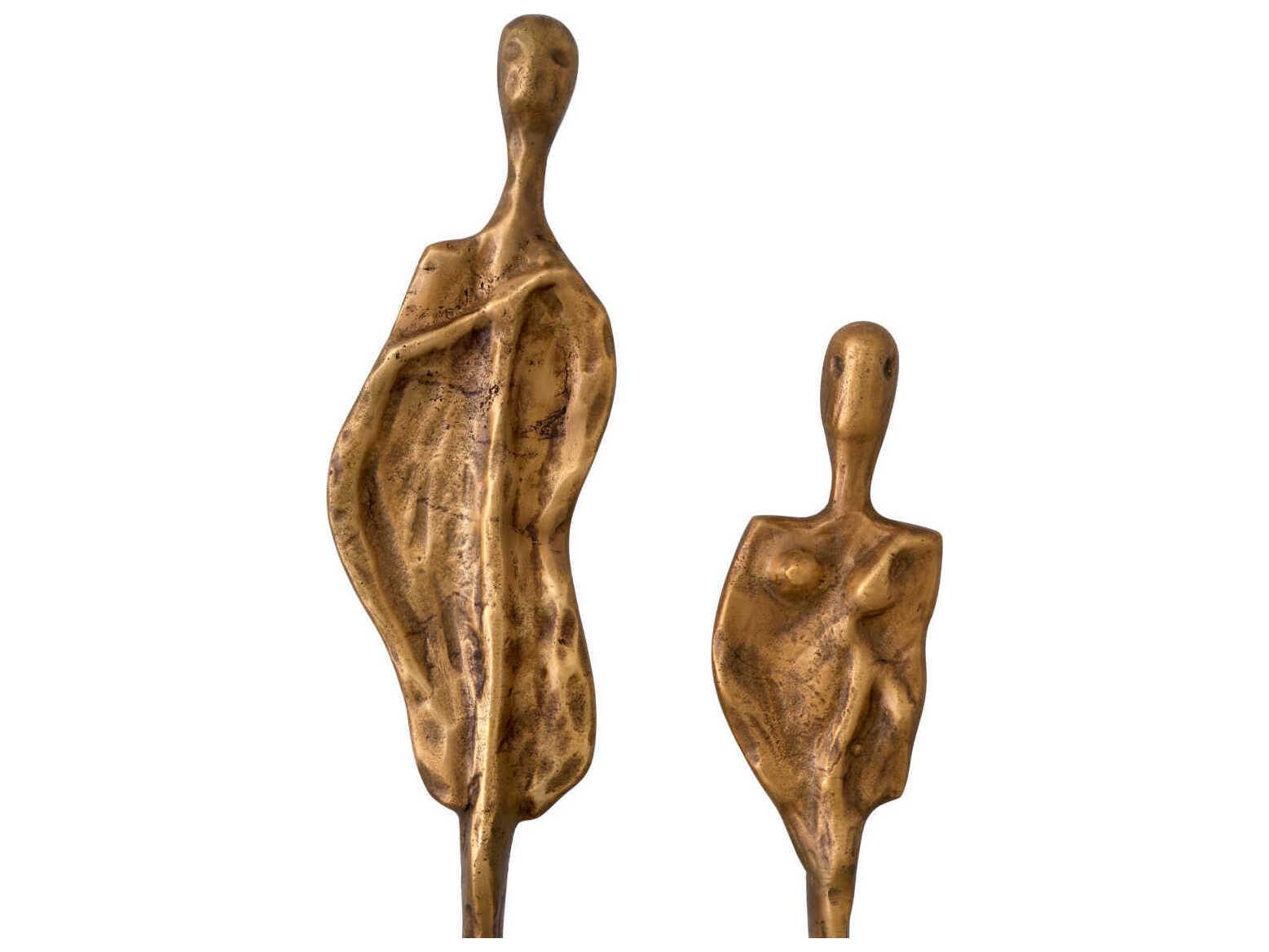 Eichholtz Vintage Brass Set of 2 Object Dual