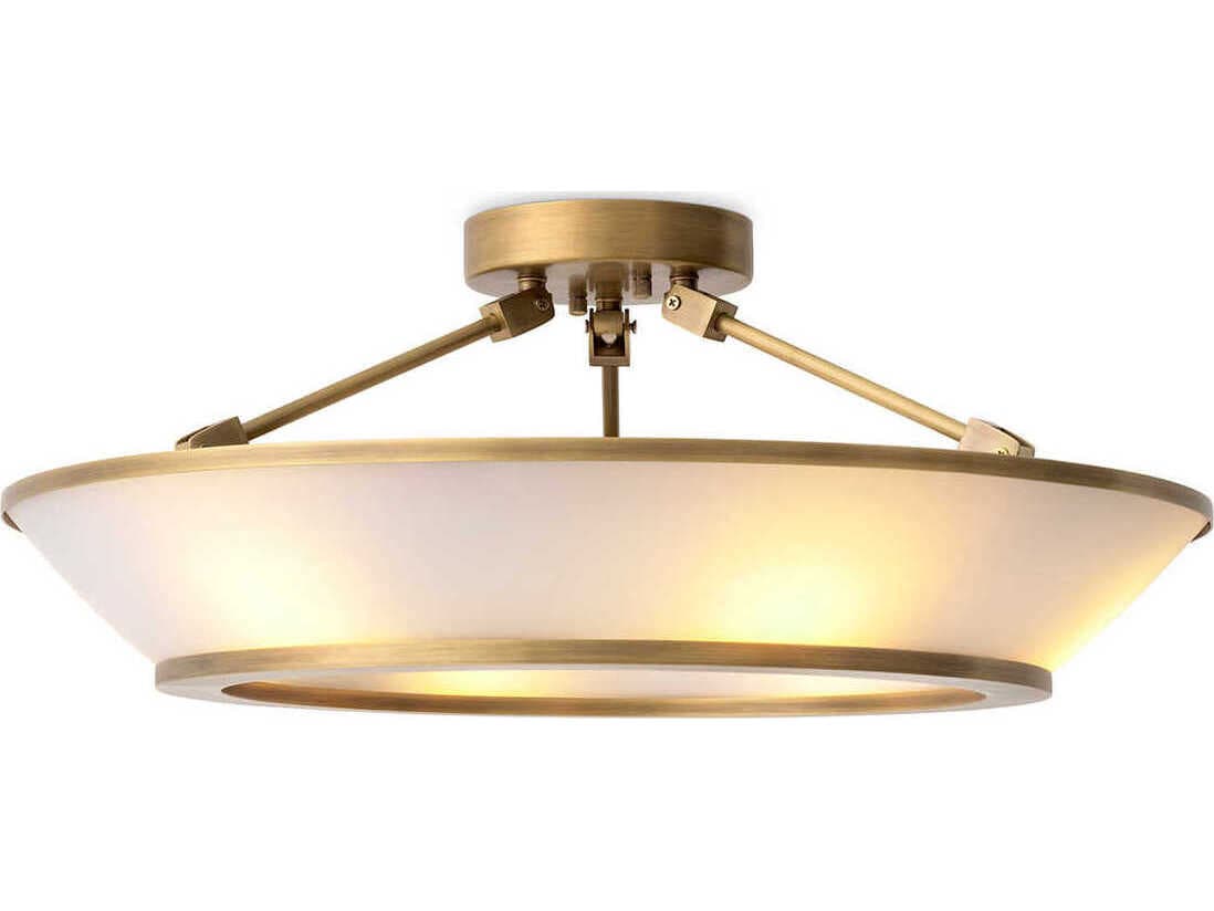 Eichholtz Ferette Antique Brass Ceiling Lamp