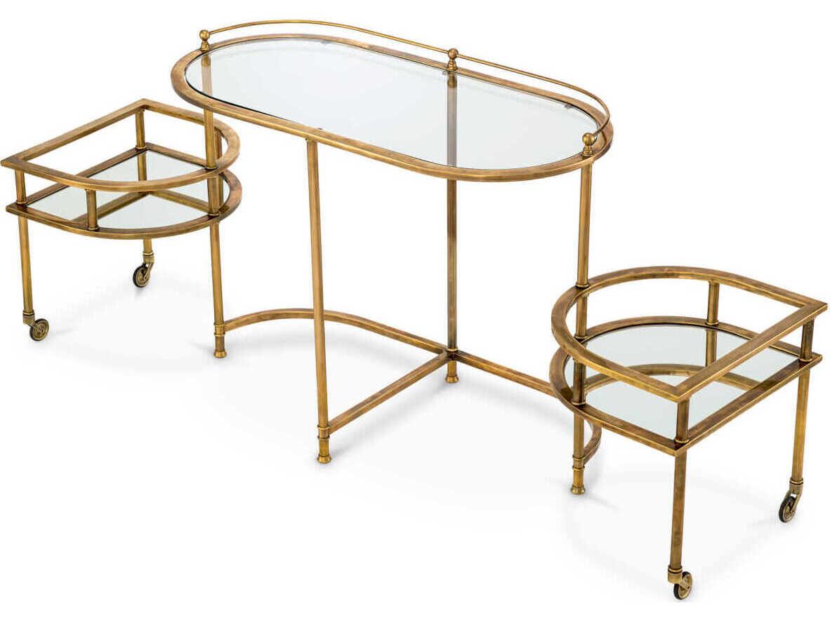 Eichholtz Lavalle Vintage Brass Trolley