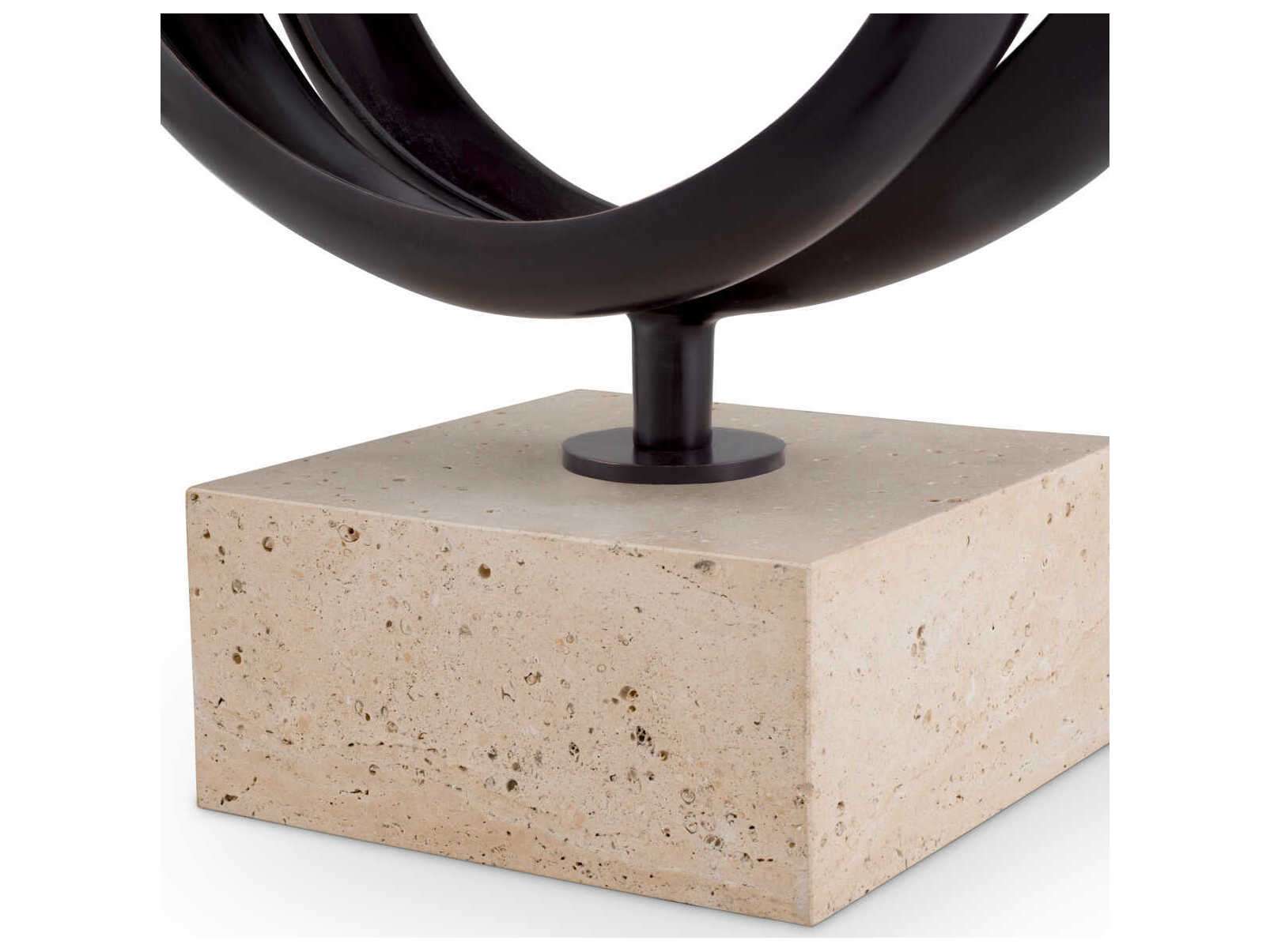 Eichholtz Elena Bronze Highlight Travertine Object