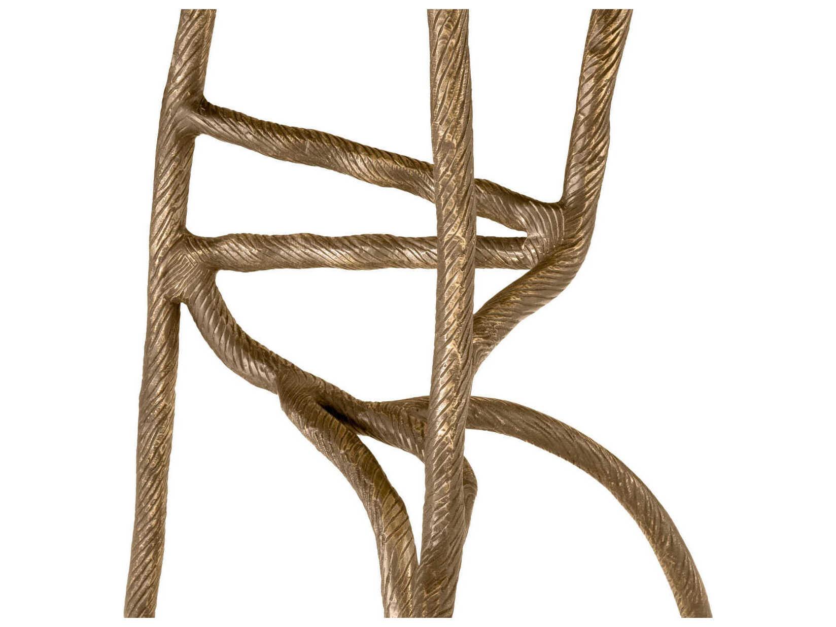 Eichholtz Dreyfus Vintage Brass Side Table