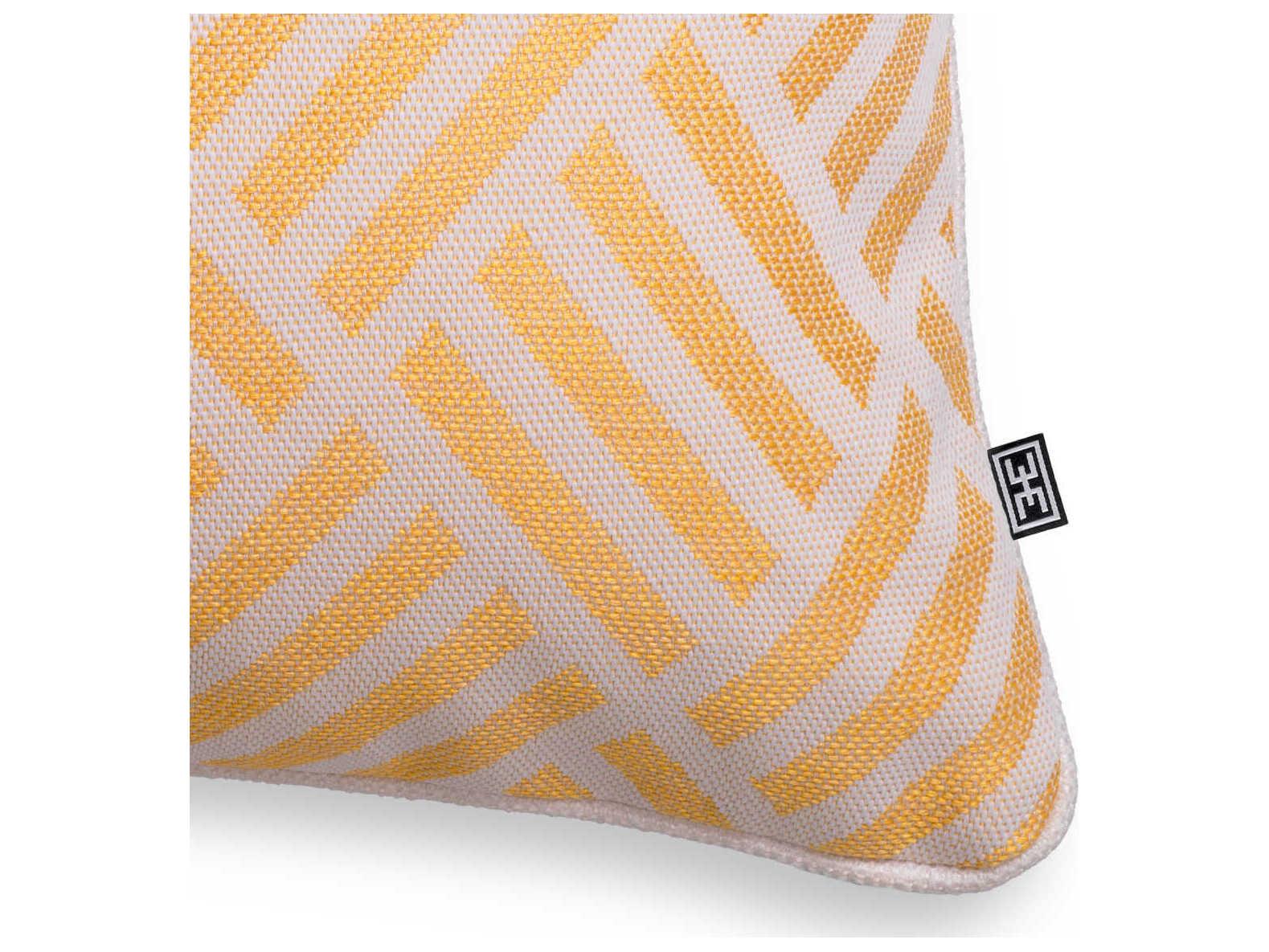 Eichholtz Sonel L Yellow With White Piping Cushion