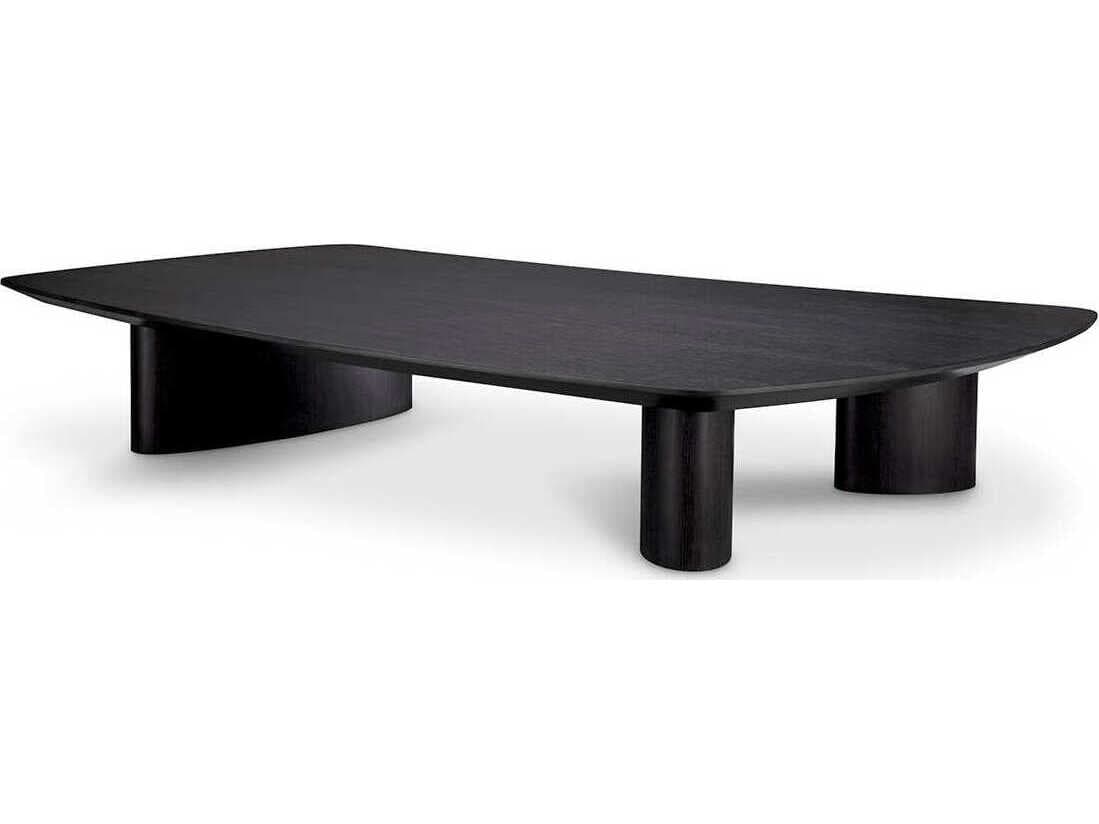 Eichholtz Bergman Charcoal Grey Oak Veneer Coffee Table