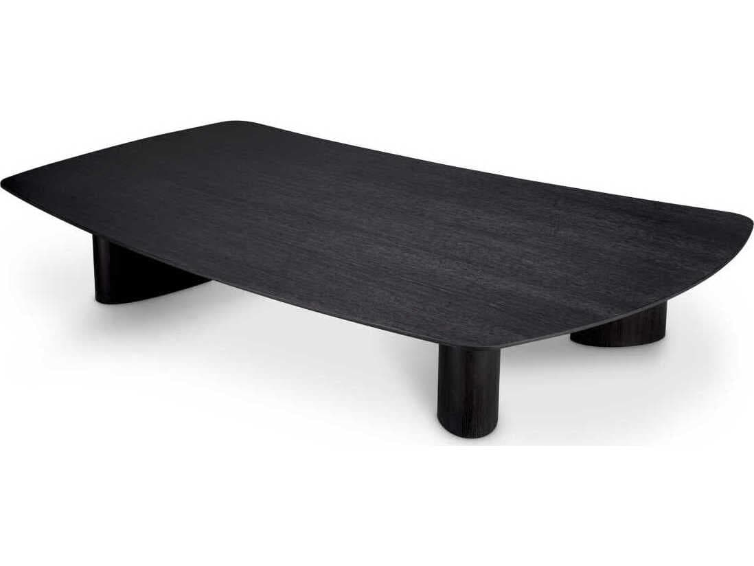 Eichholtz Bergman Charcoal Grey Oak Veneer Coffee Table