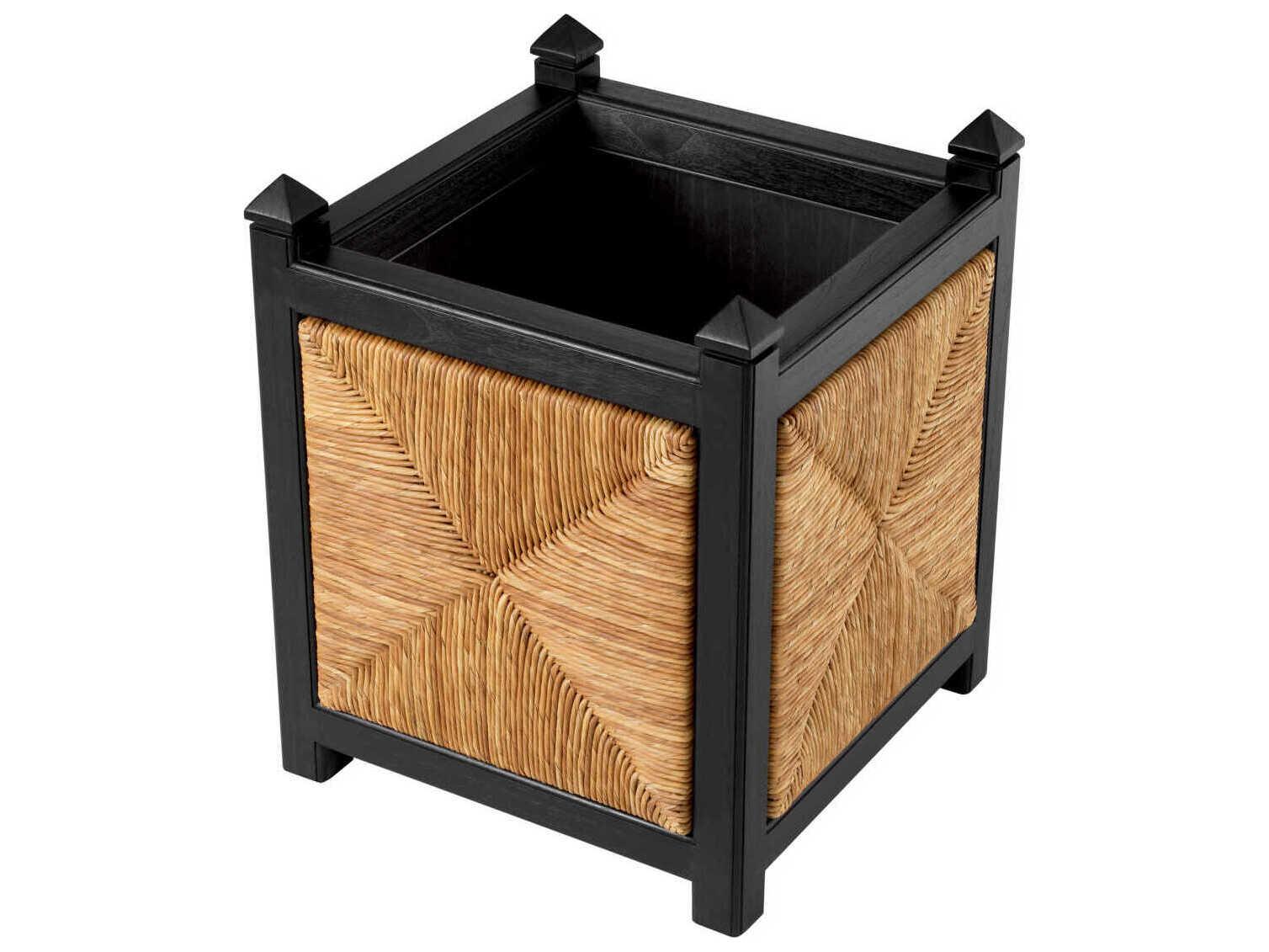Eichholtz Aruba Classic Black Natural Sea Grass Planter