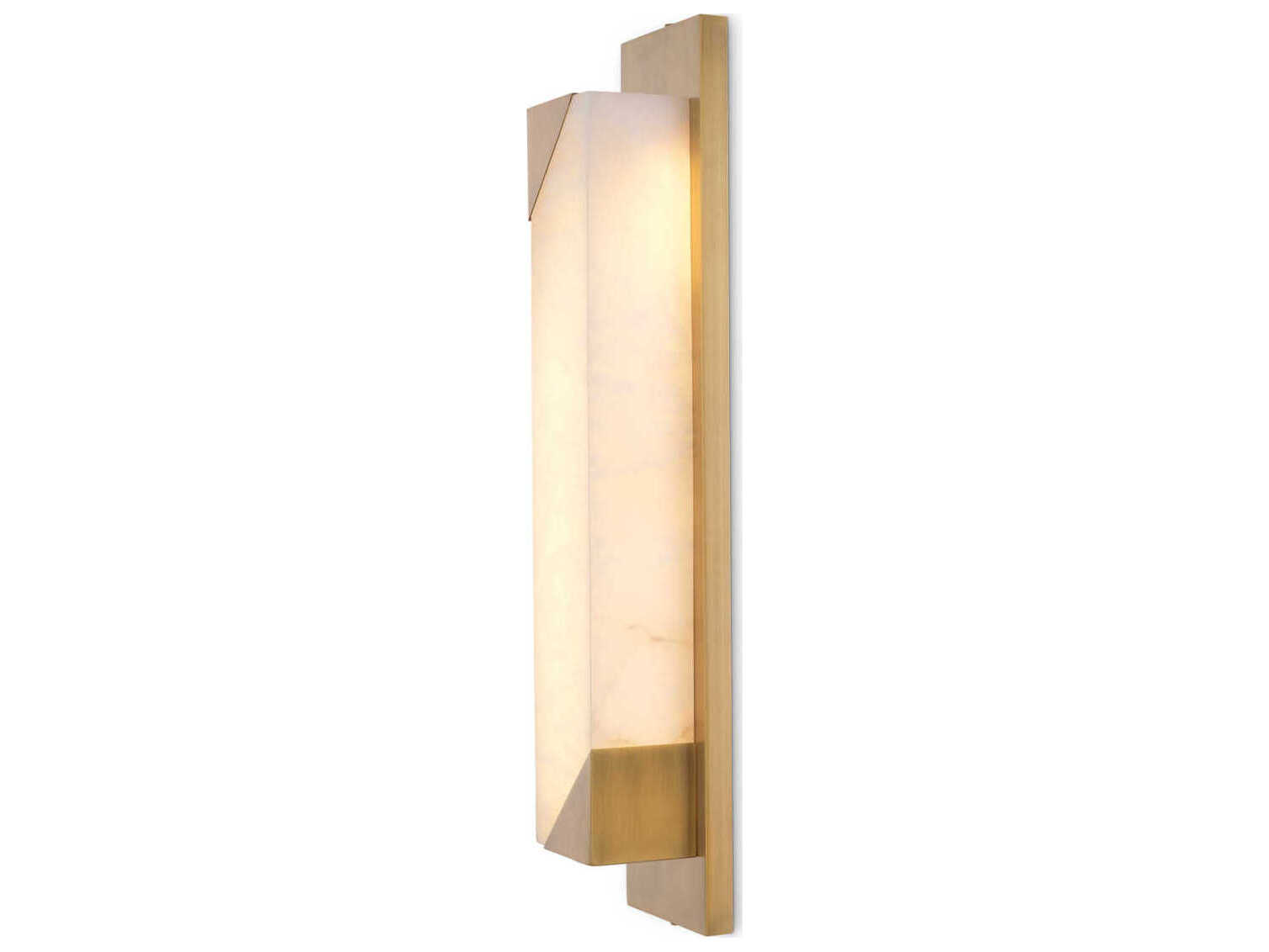 Eichholtz Scilla Antique Brass Alabaster Wall Lamp