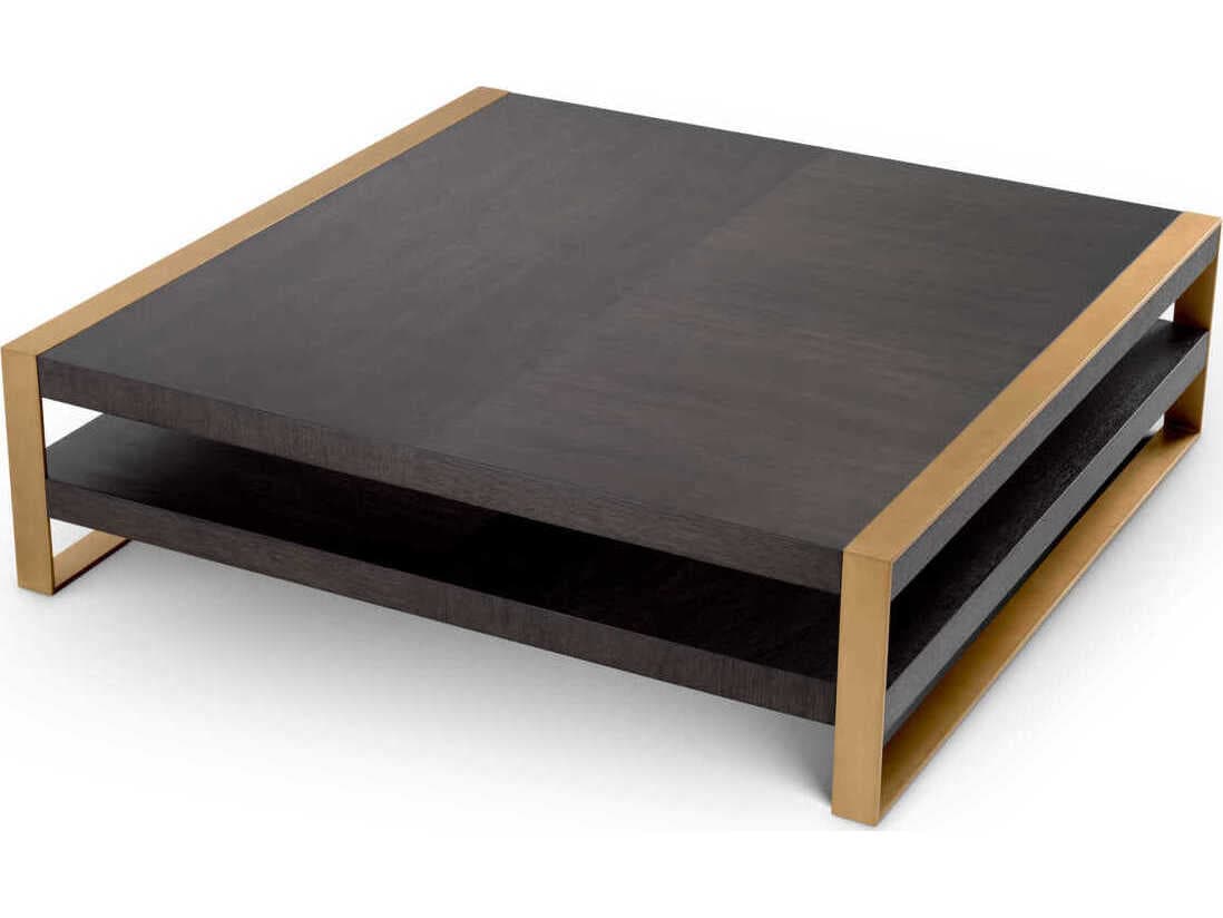 Eichholtz Guinness Mocha Straight Oak Veneer Coffee Table