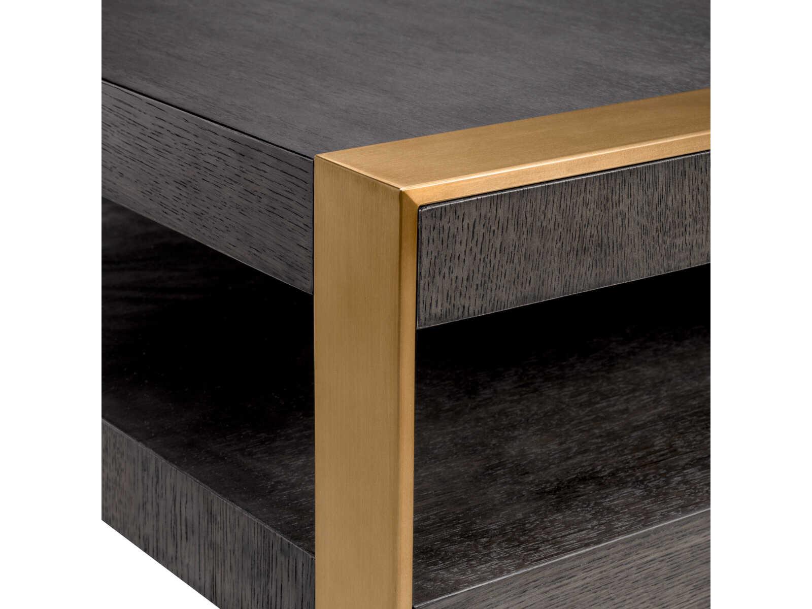 Eichholtz Guinness Mocha Straight Oak Veneer Coffee Table