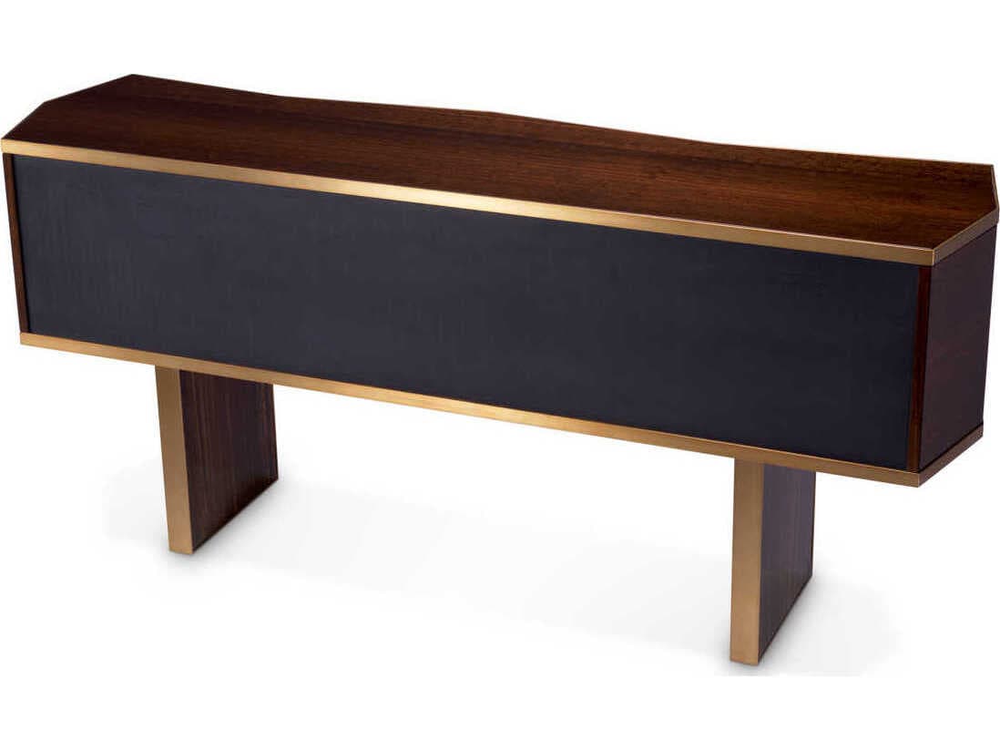 Eichholtz Xenon Eucalyptus Veneer Brushed Brass Dresser