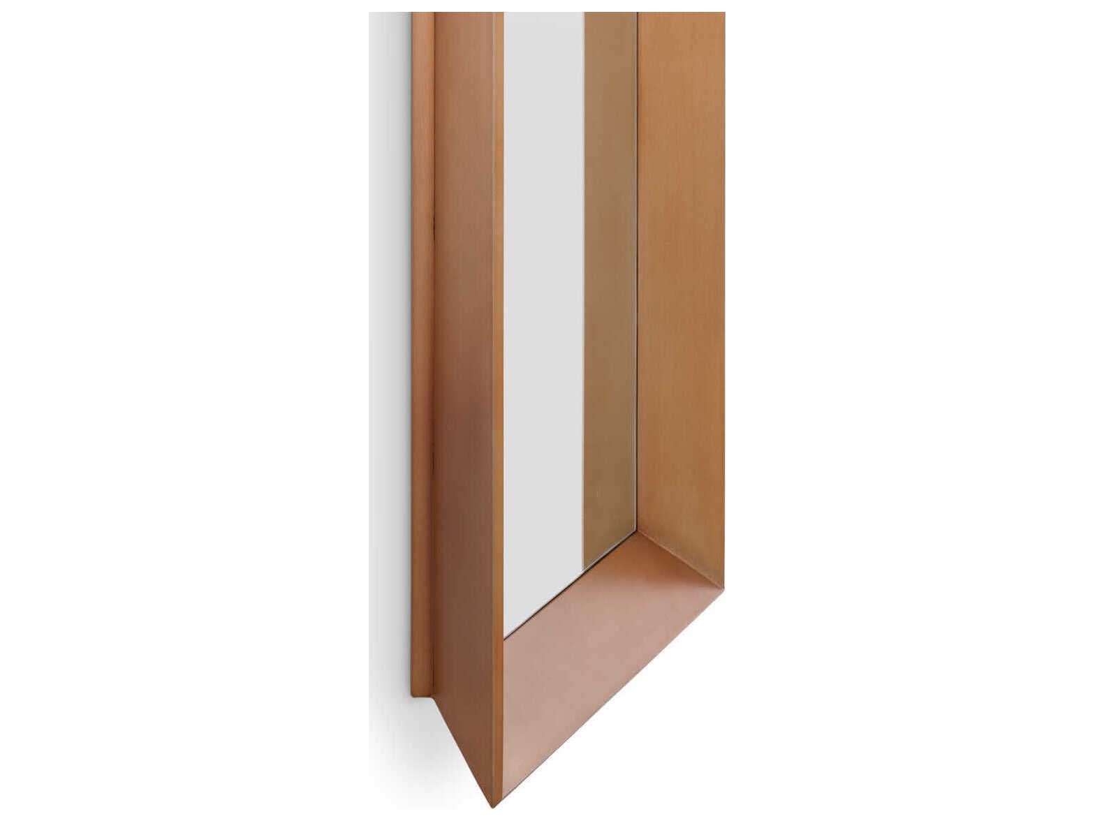 Eichholtz Othello Rectangular Brushed Brass Mirror